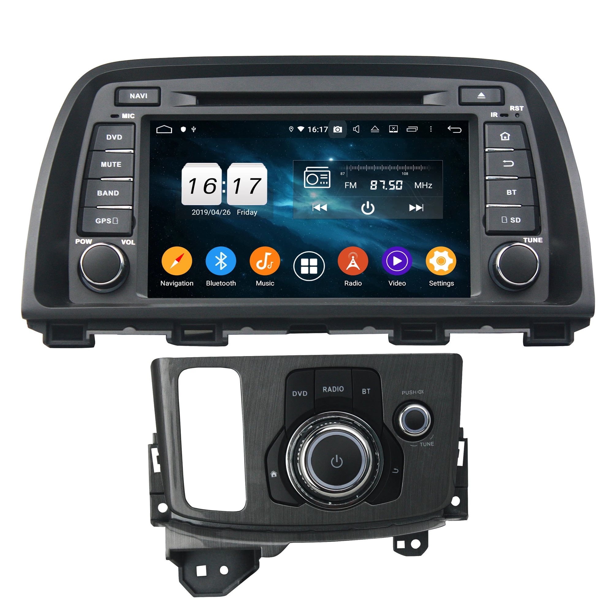 IPS DSP PX6 Android 10 автомобильный аудио DVD GPS для Mazda CX 5 2013 2014 стерео радио Bluetooth 0 WIFI