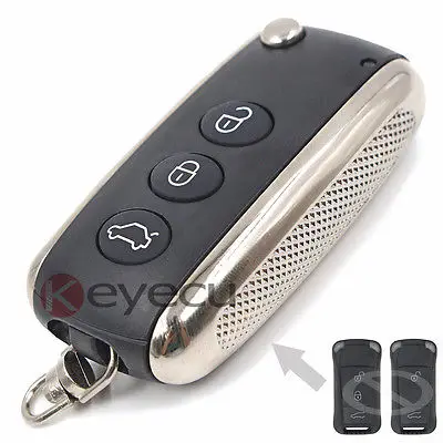

New Design Folding Flip Shell Remote Key Case Fob 2/3 Button for Porsche Cayenne