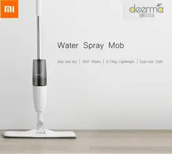 Новый Xiaomi Deerma водораспыляющая подметальная машина Mijia очиститель пола из углеродного волокна щетки для вытирания пыли 360 Вращающийся