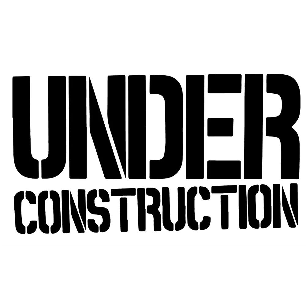 Turbo Decals Are Being Constructed, Vinyl Stickers, Jdm Window Decals, Decorative Personality