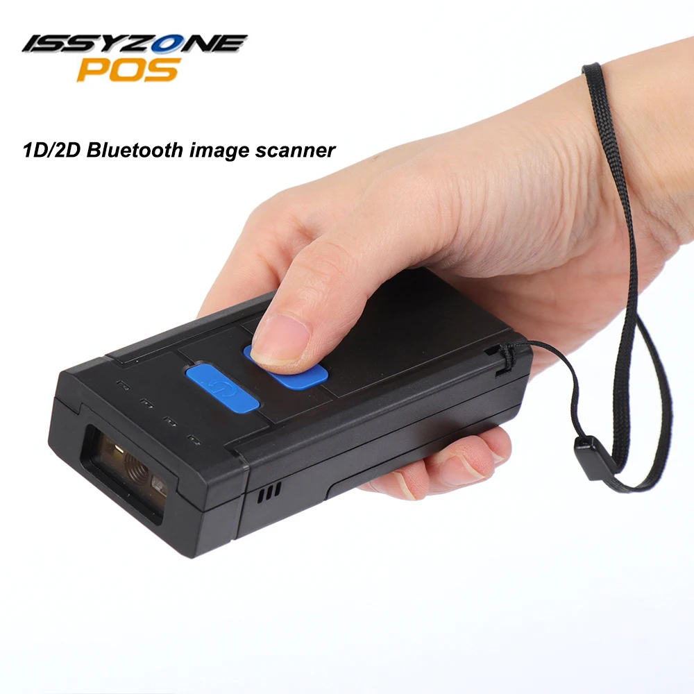 

1D/2D Bluetooth Image Barcode Scanner Support iOS/Android/Windows OS Bluetooth 4.0 Bar Code Reader With Built-in Battery MNS012