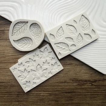 

Przy Leaf Series Maple Leaves Silicone Mold Fondant Molds Cake Decorating Tools Clay Mould Aroma Moulds Handmade Resin