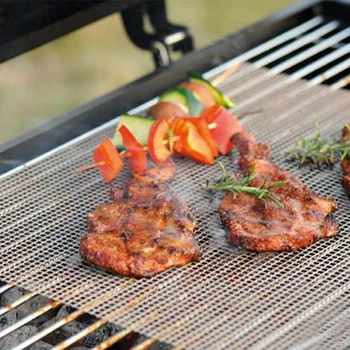 

Non-stick BBQ Grill Mat Barbecue Baking Liners Reusable Cooking mats 33*40cm Cooking Tool