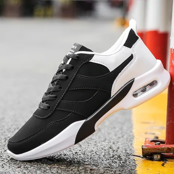 

The New Fashion Men Youth Casual Shoes Nice Vogue Brand Cheap Breathable Air Cushion Comfot Lace-up Sweat-Absorbant Shoes