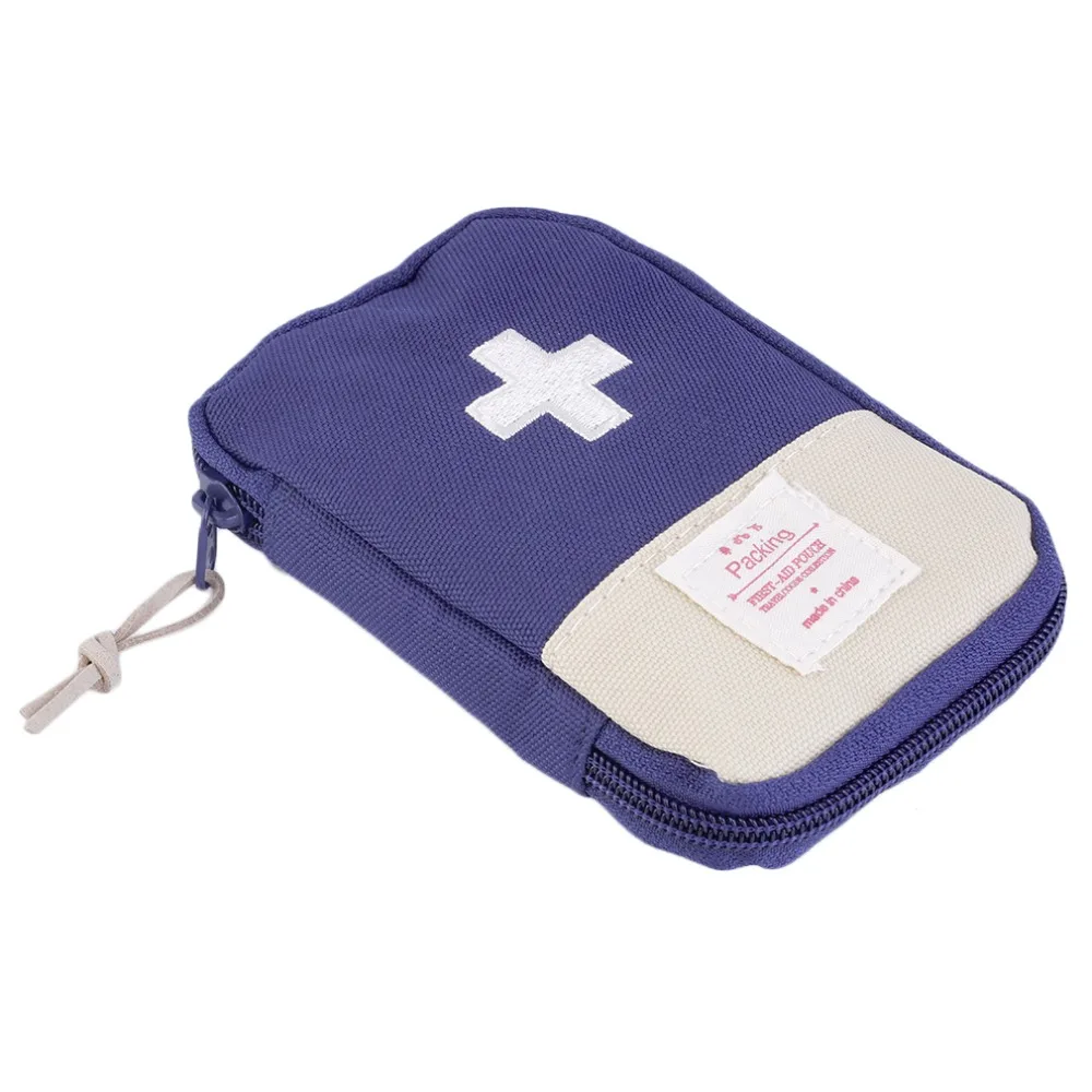 Mini vacías de camping al aire libre kit de primeros auxilios de emergencia de bolsa de medicina de emergencia drogas médico portátil paquete 3 colores opcionales