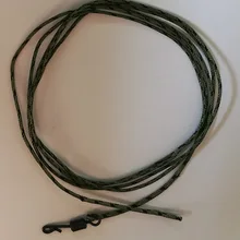 2 шт х мудрый снасти зеленый привести основные лидеры-с быстрой смены Swivle-Длина 100 см подходящий по размеру безопасная Клипса-45 фунтов лёгкий нейлоновый трос для рыбалка на Карпов