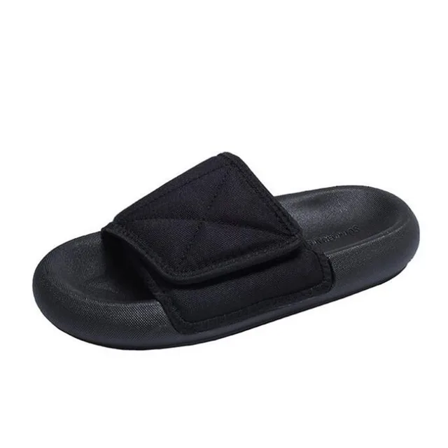 Women's Men Slippers Couple Beach Canvas Slipper Shoes Woman Couple Black  Grey Slides Wide Feet Flip Flops Shoes Man - Women's Slippers - AliExpress