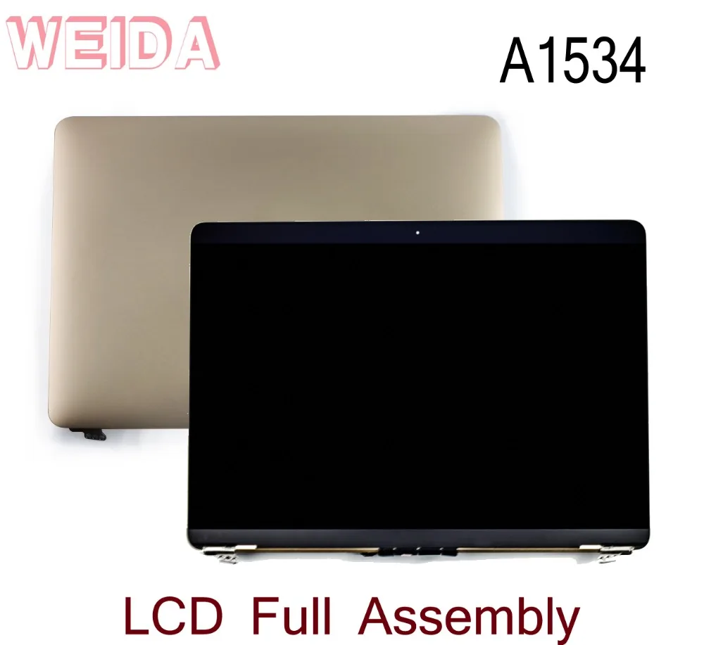WEIDA 95 New LCD 12 For font b Macbook b font Retina A1534 Display Touch Screen