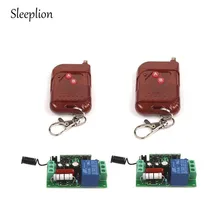Sleeplion AC 110 В 10A реле 1ch Беспроводной rf 2 2 ключ удаленного коммутатора передатчик + 2 Приемника 315 мГц 433 мГц