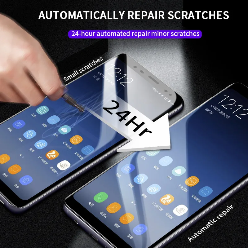 Полностью Мягкая Гидрогелевая пленка для samsung Galaxy Note 9 8 A9 Star Lite Защитная экрана S10