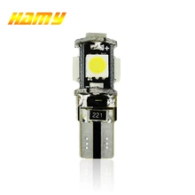 1x автомобиля T10 W5W светодиодный сигнальная лампа CANBUS супер яркий авто Интерьер Купол Чтение светильник поворотного тормоза номерного знака, на танкетке, с боковой лампы 12V