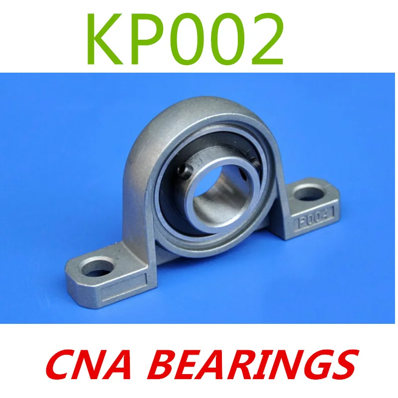 

4pcs15mm caliber Zinc Alloy mounted bearings KP002 UCP002 P002 insert bearing pillow block bearing housing