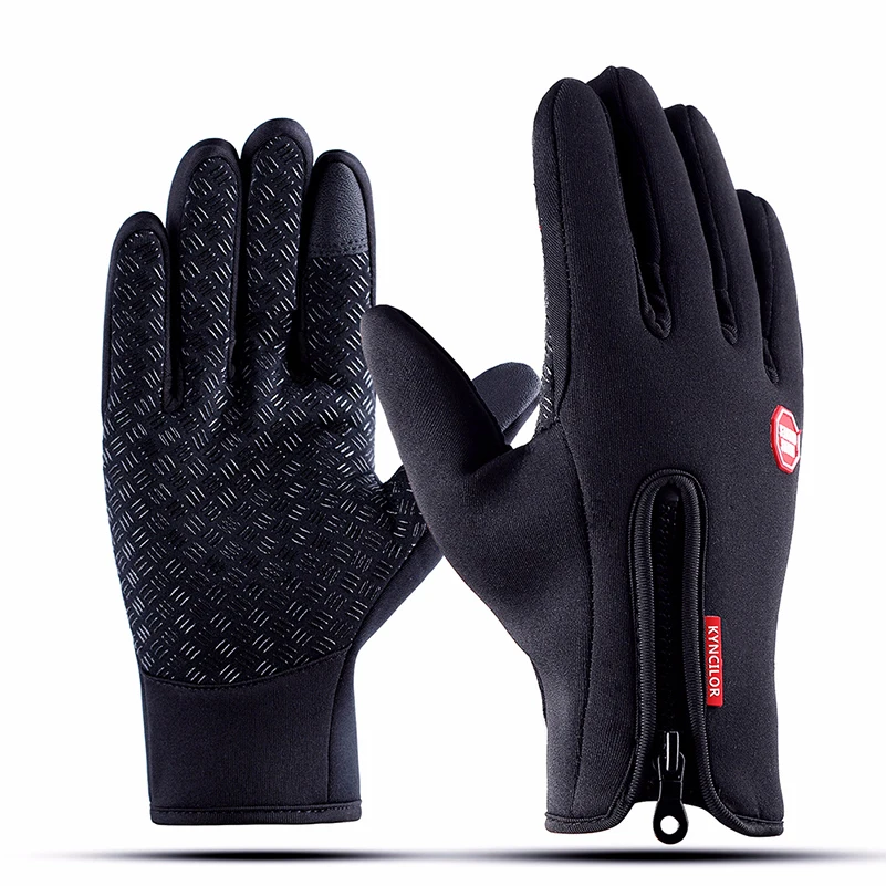 

Winter Warm Fishing Gloves Touch Screen Gloves Outdoor Sports Anti-slip Windproof Carp Full Finger Gloves Pesca