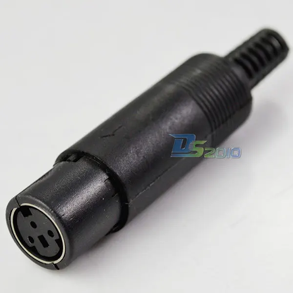

High QualityNew Female 3 pin Mini DIN Mini-DIN Connector Adapter
