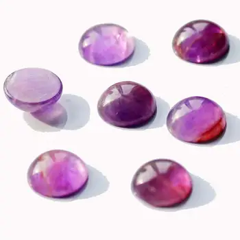 

Brazilian quartz stone accessories diy women suture quartz stone egg-shaped clothing accessories blank DIY quartz