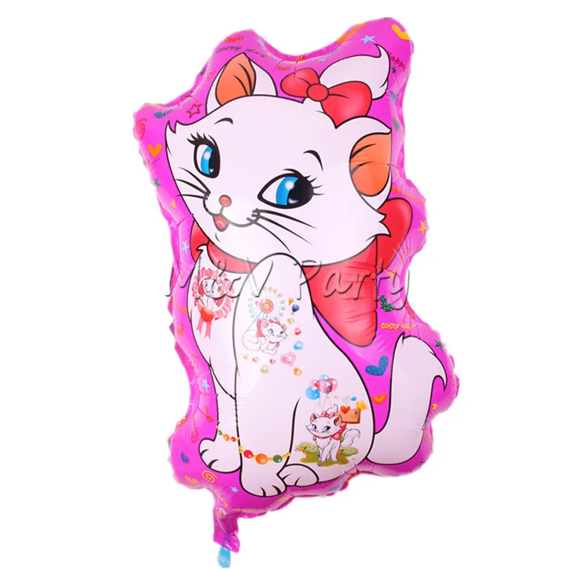 Мультяшный Кот розовый зонт кошка Мэри воздушные шары на день рождения вечерние наряды фольги воздушный шар вечерние детские игрушки вечерние украшения
