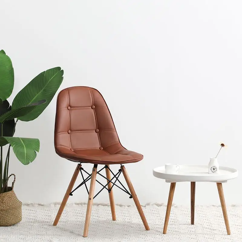 Нордический домашний задний стул для макияжа, туалетный стул для спальни, сетчатый красный маленький стул для ногтей, простой обеденный стул из ткани - Цвет: style 8