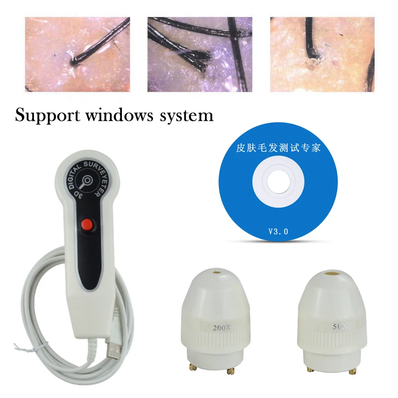 

Intelligent Skin Analyzer instrument for analyzing skin Detector Hair Digital Dermoscopy Microscope magic mirror