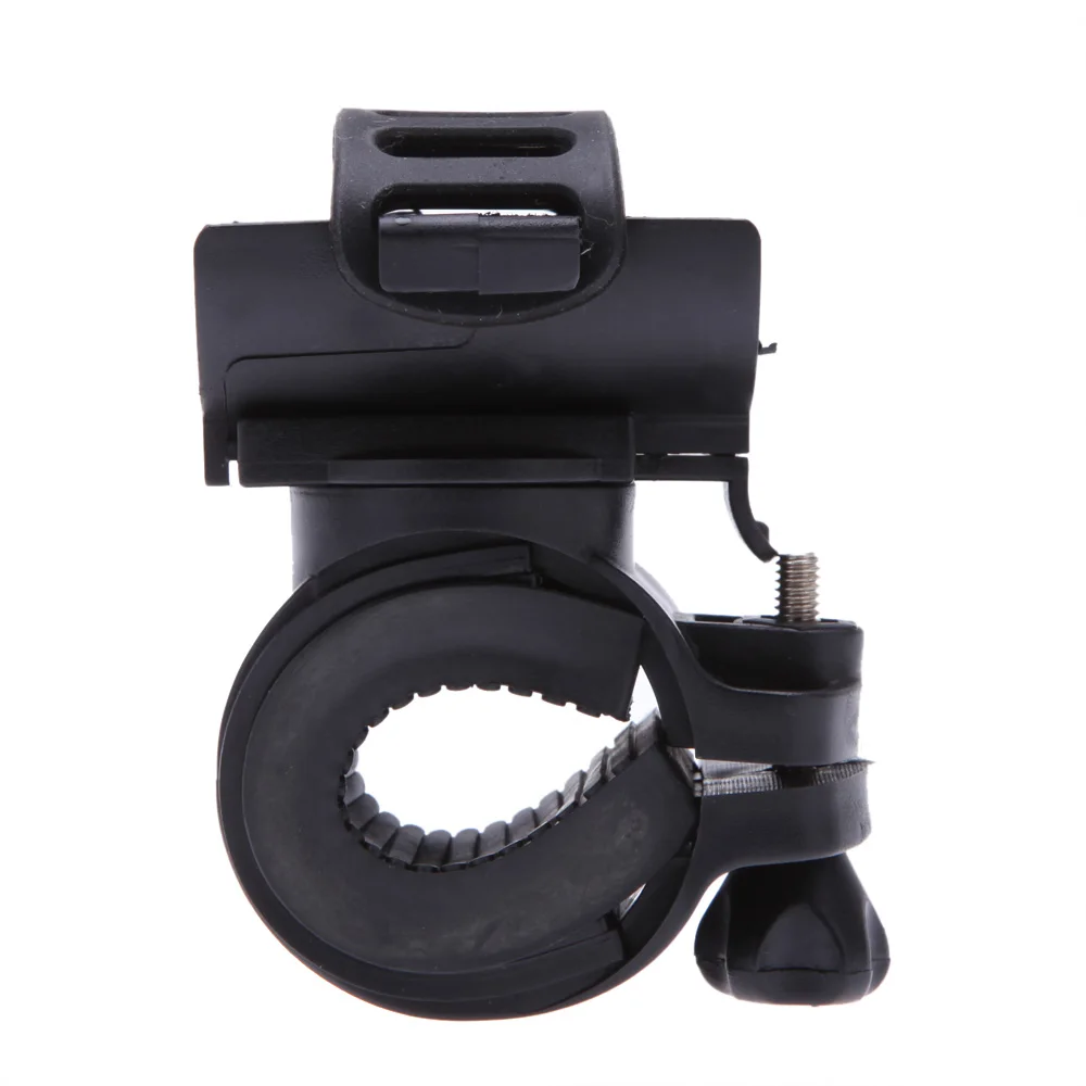 Sale Adjustable 360 Degrees Rotatable Cycling Grip Mount Bike Clamp Clip Bicycle Flashlight LED Torch Light Holder 2