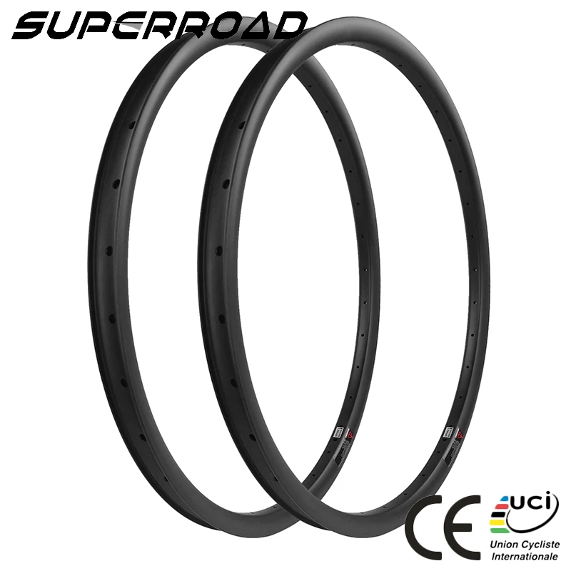 Promotions Price 27mm Wide 23mm Deep T700 Tubeless Carbon Mountain 27.5er Bike rims | Спорт и развлечения