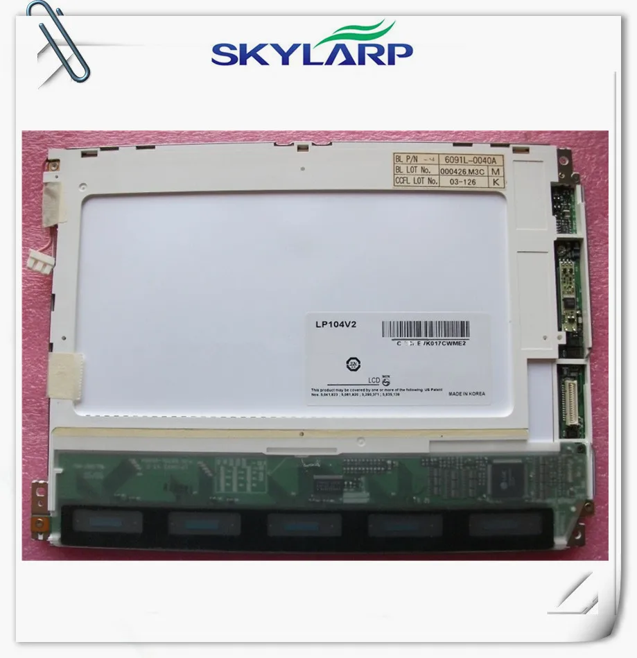 

Original 10.4inch for LG for Philips LP104V2 LP104V2(B1) LP104V2W LCD Panel Display free shipping