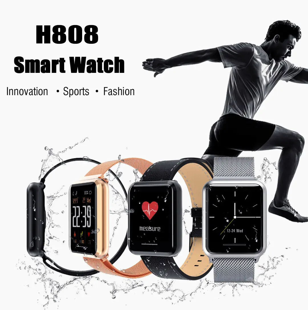 

new Men's Bluetooth Smart Sports Wrist Watch Waterproof Unsex Android iPhone IOS