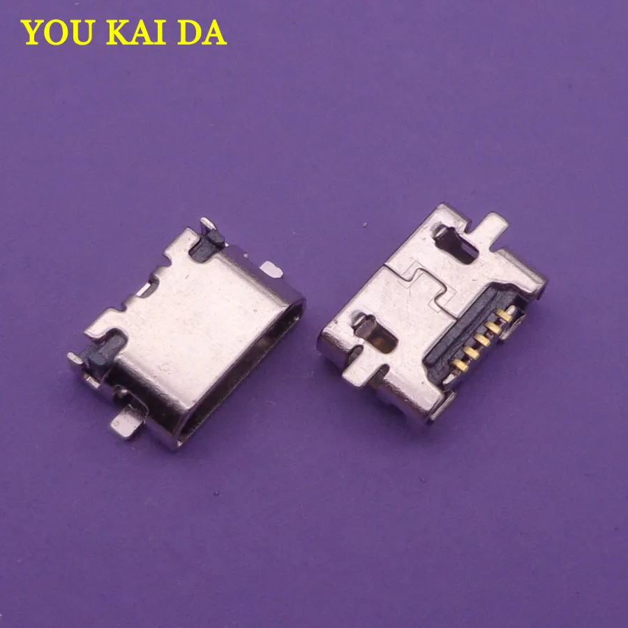 

2pcs/lot Charge Connector for Nokia 502 Asha Dual Sim X2 Dual Sim 5 pin, micro mini USB jack connector socket charging type-B