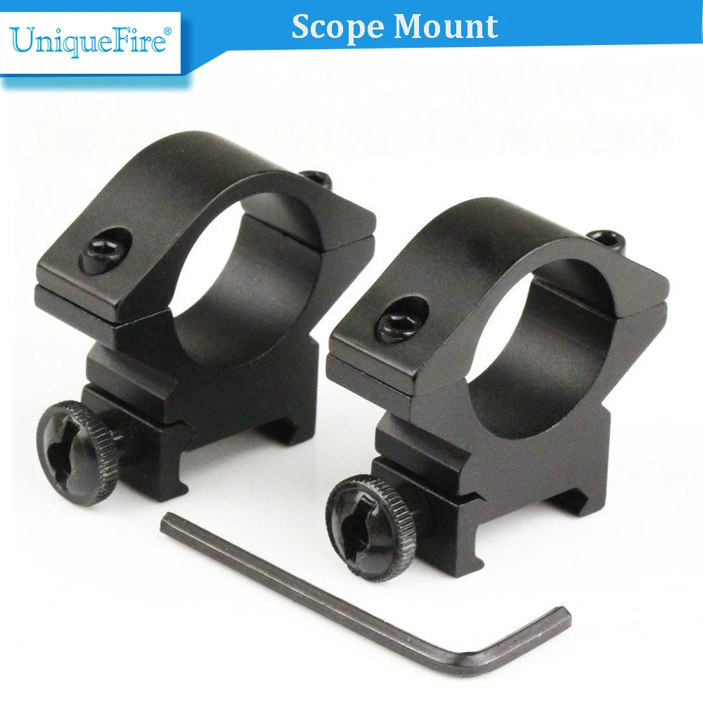 UniqueFire 25mm double Scope Mount Tactical 25.4mm Scope Rings Mount