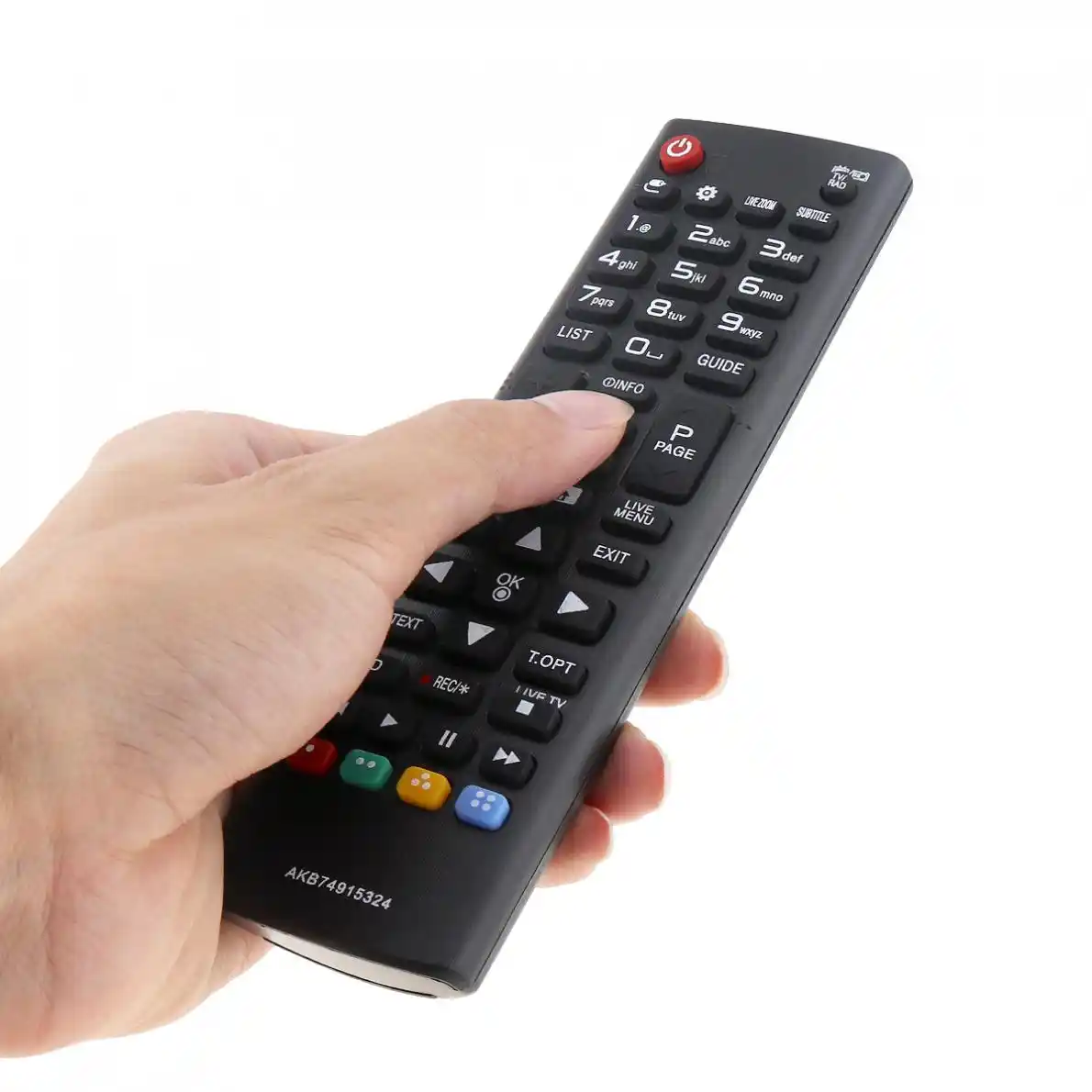 duradero Mando a distancia de repuesto para LG Smart TV repuesto para LG AKB74915304 HD TV universal AKB74915304