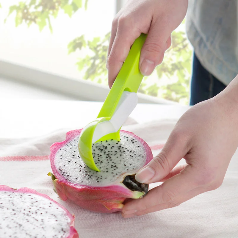 

Kitchen Tools Ice Cream Spoon Dig Ice Cream Ball Watermelon Meat Digging Fruit Digging Spherical Shape Tools Color Random
