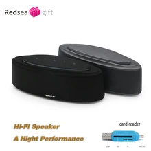 Самые популярные 20 Вт портативный динамик Bluetooth HiFi Поддержка SD Card Player стерео Беспроводной Super Bass 3D Surround Sound