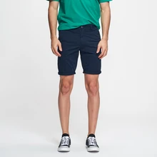 Хлопковые шорты в стиле кэжуал мужские летние Качественные однотонные шорты для поездок карго мужские короткие джинсы "варенки" модное китайское платье одежды