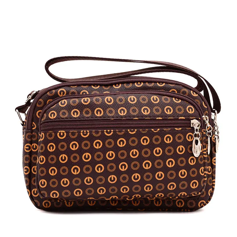 

CROSHO Middle aged and Old Female Mother Bag Leisure Women Business Collection Change Multi-purpose Crossbody Mobile Phone Bag