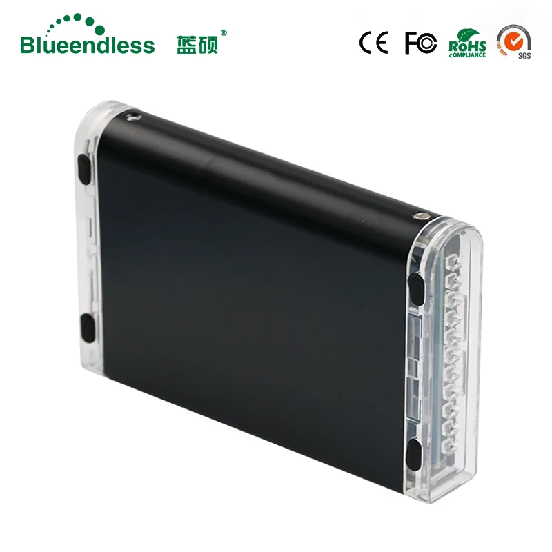 External HDD Case for 12 5mm Hard font b Disk b font SATA ESATA USB 2