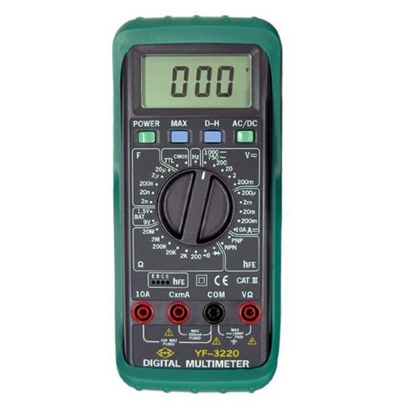 Yf3220 3 1/2 Digits ,high Security Manual Digital Multimeter