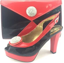 2016 mode Damen Passenden Schuhe Und Taschen Italien/African Schuh Und Tasche Set Für Party In Frauen Pumpen ME3312 größe 38-42