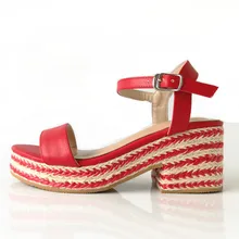 Black Wedges Sandals Sexy Women Shoes High Heels Platform Sandals Shoes For Women 7CM High Heels
