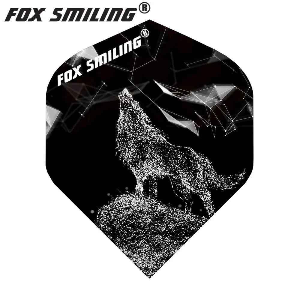 Fox Smiling 30 шт. дротика ПОЛЕТЫ Дартс из ПЭТ полеты профессиональные аксессуары для игры в дартс дардо перо Листья - Цвет: D 30pcs