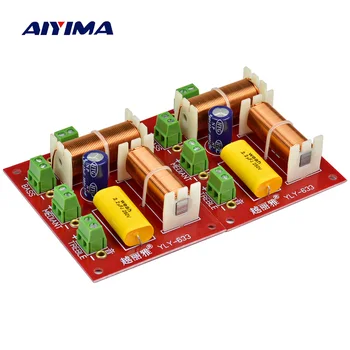 AIYIMA 2Pcs 200W 오디오 스피커 주파수 분배기 3 웨이 크로스 오버 트레블 미드 레인지베이스 독립 크로스 오버 스피커 필터 DIY