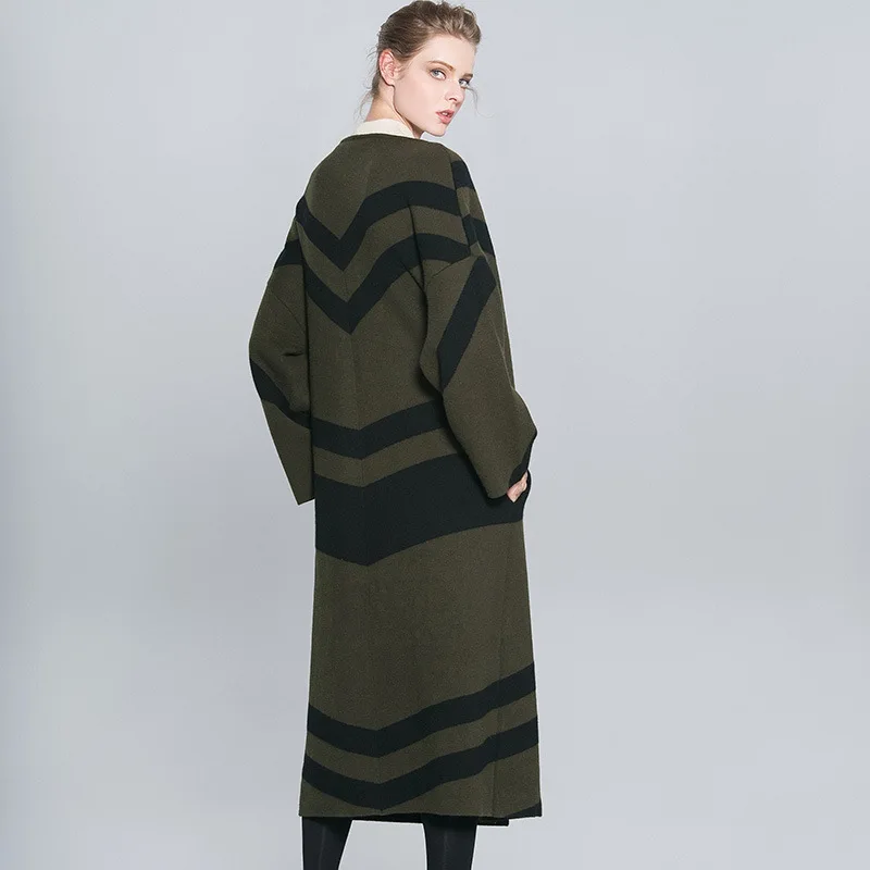 Elastic knit loose long open stitch sweater coats 2018 new high quality office lady women autumn cardigans coats Elastic knit loose long open stitch sweater coats 2018 new high quality office lady women autumn cardigans coats