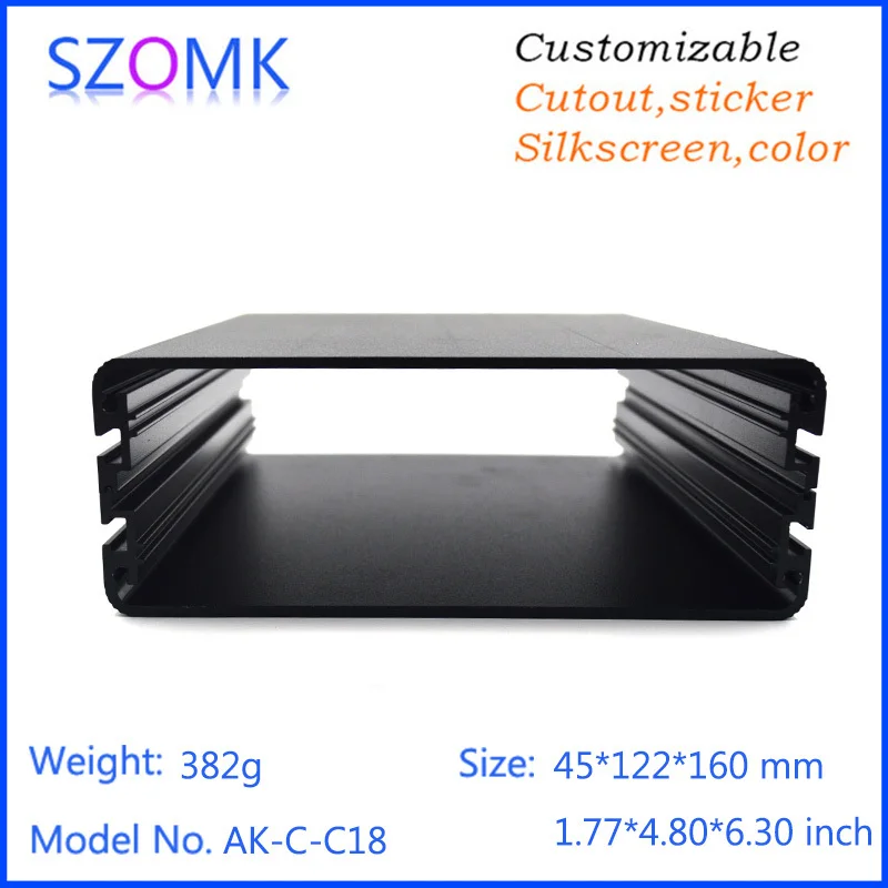electronic case amplifier enclosure separated aluminum box enclosure black electronics aluminum case wall mounting project box electronics enclosure for pcb (7).jpg