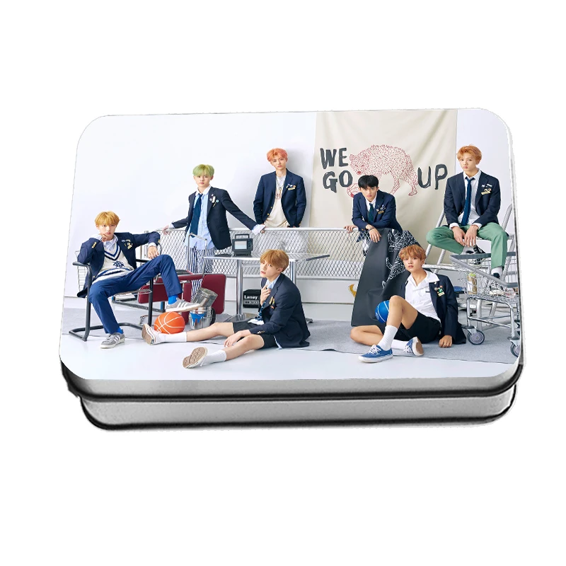 Модный Kpop NCT DREAM Mini Album 2 WE GO UP Lomo Polaroid фото карта металлическая коробка NCT вентиляторы Подарочная коробка 40 шт. карты Прямая