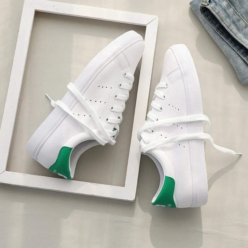 

Spring Vulcanization Women Shoes Fashion Mixed Colors Breathable Ladies White Casual Sneakers Flat Female Leisure Footwear