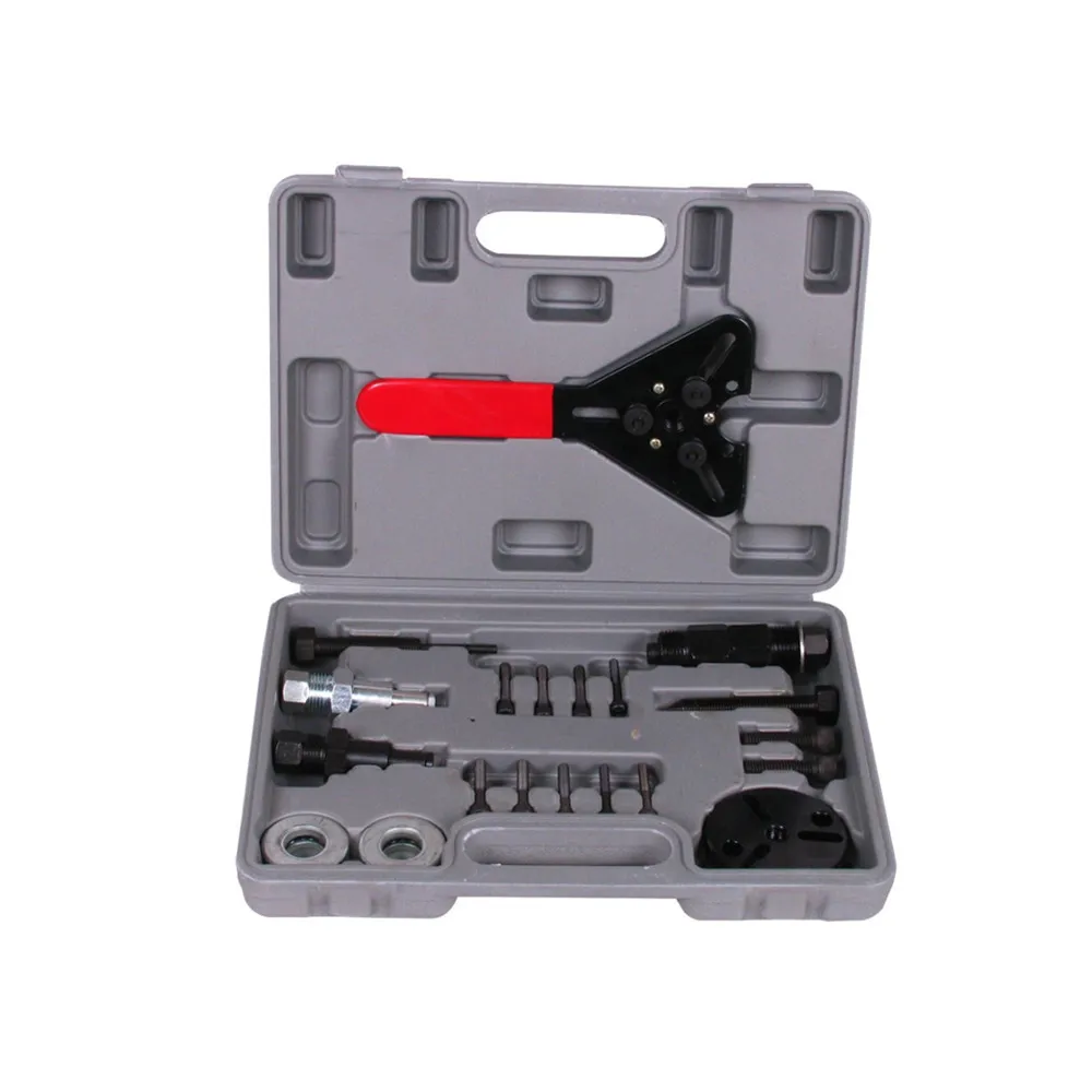 Disassembly of compressor clutch,Disassembly tool for air conditioning