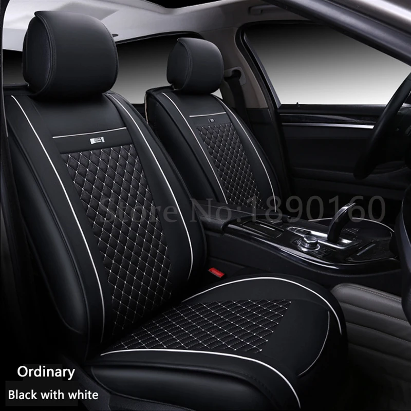 Buy ( Front + Rear ) Special Leather car seat covers For Mitsubishi ASX Lancer SPORT EX Zinger FORTIS Outlander auto accessories