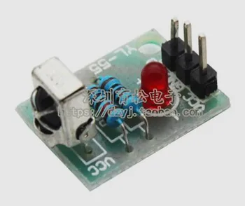 

Free Shipping!!! HX1838 remote control module / universal infrared receiver module / single chip module