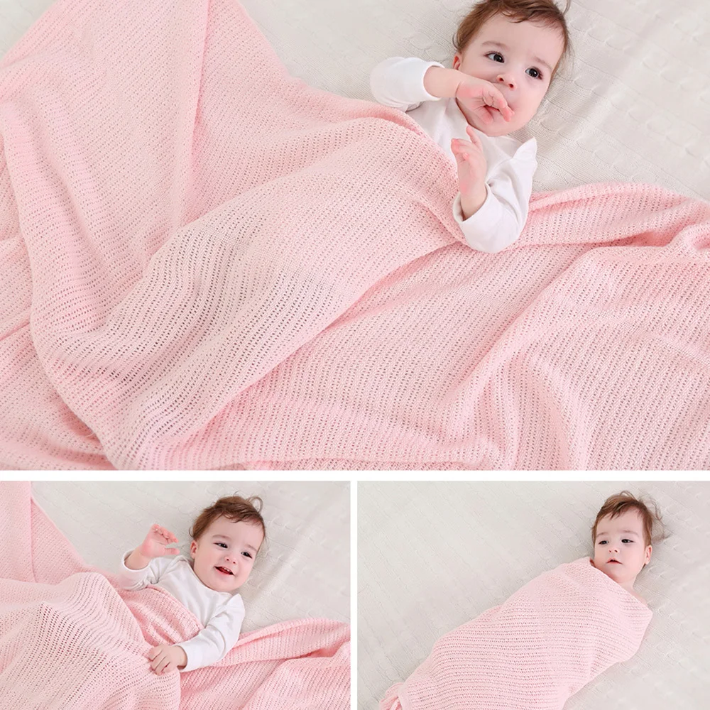 Детское одеяло s Swaddle Wrap для новорожденных кондиционер детской коляски из хлопка