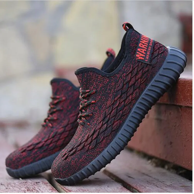 

2019 Breathable Sweat-absorbent Lightweight Summer Stab-resistant Perforation Work Single Mesh Sports Non-slip Flat Men's Shoes