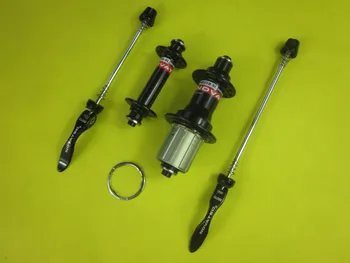 

Novatec A291SB-SL/F482SB-SL Road Bicycle Hub 20/24H Light Weight Black Front Hub and Rear Hub V Brake Free Alloy Quick Release