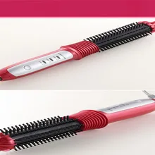 Расческа для волос, щипцы для завивки, выпрямление волос, Автоматическое отключение питания, защита аниона, щетка для подкрутки, многоцветная